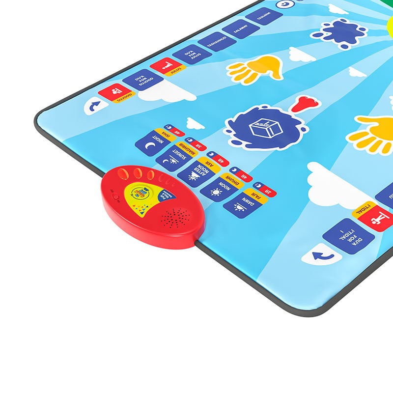 My Salah Mat for Kids – Smart Interactive Prayer Mat (Blue, Returned Item)