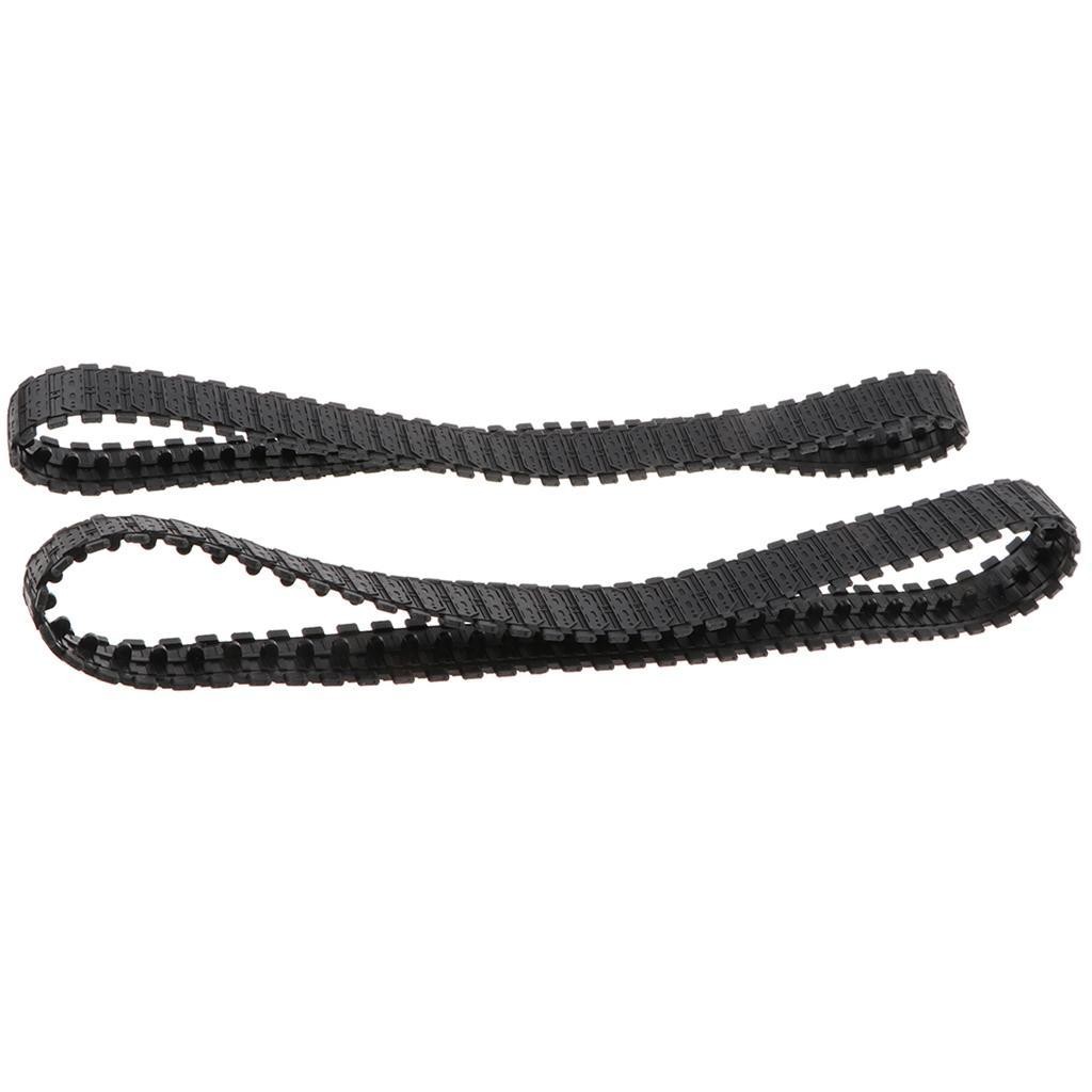 2pcs Rubber Tank Track for Cross Country Vehicle Model