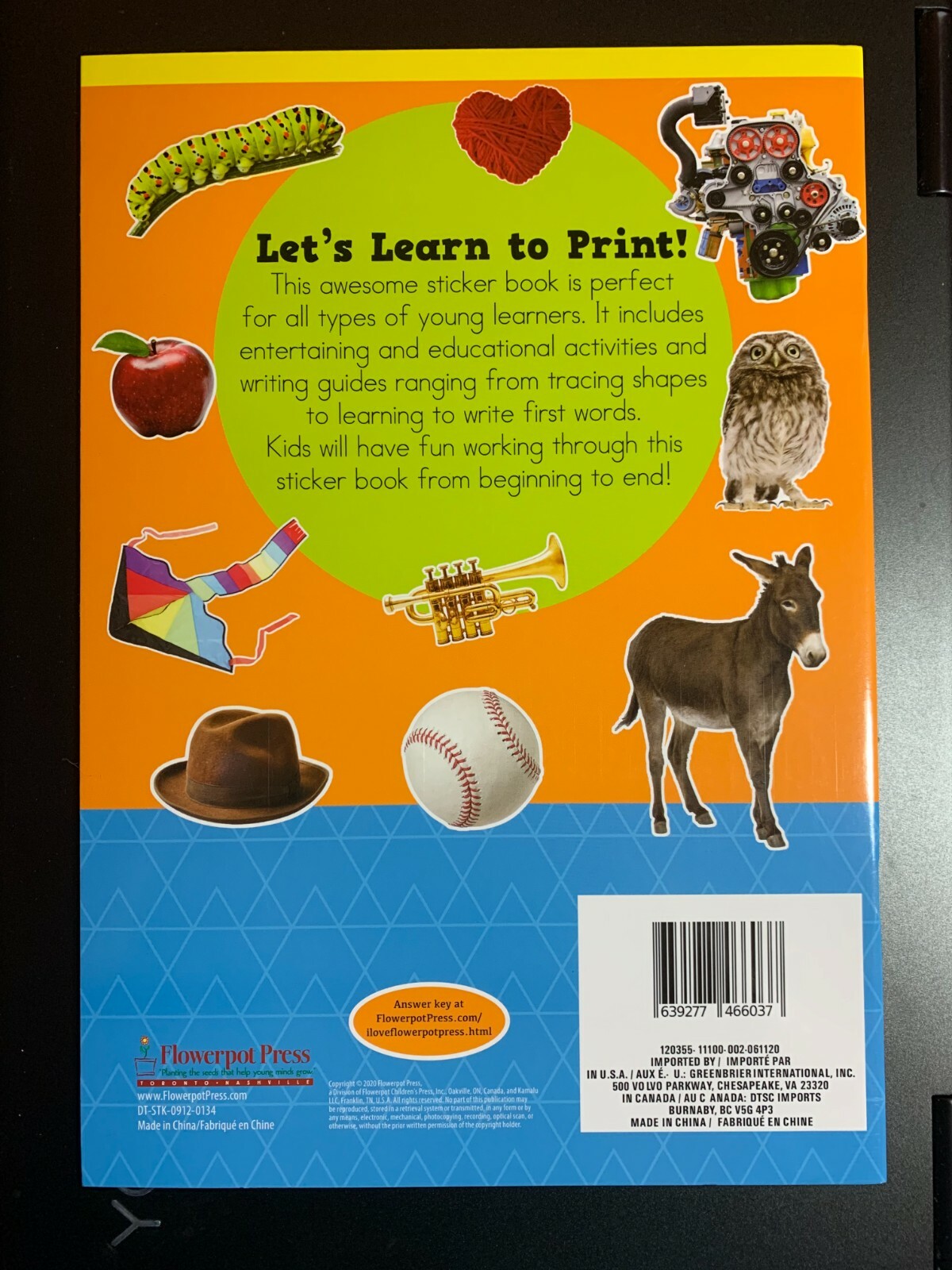 LET’S LEARN TO PRINT! STICKER AND ACTIVITY BOOK K- 1ST GRADE Workbook FUN STUDY!