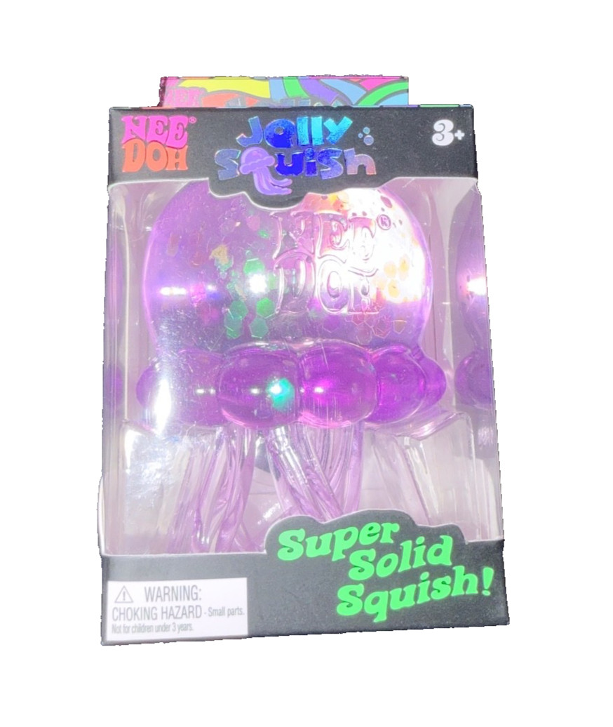 IN HAND AUTHENTIC Schylling NeeDoh Jelly Squish Purple – Jellyfish Ships FAST!