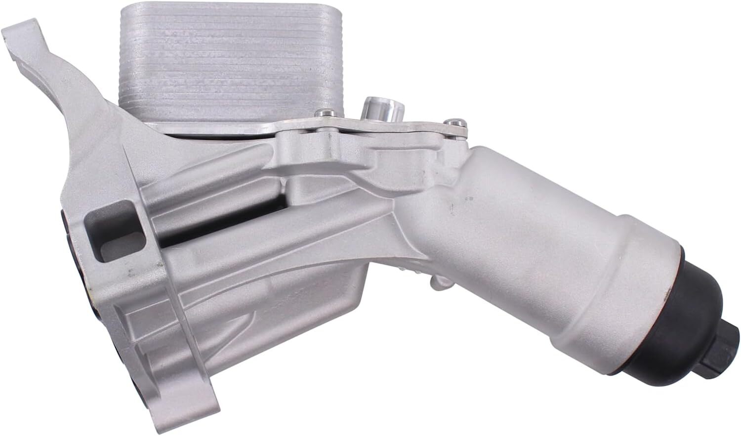 MOTOKU Upgraded Aluminum Engine Oil Cooler and Oil Filter Housing with Filter