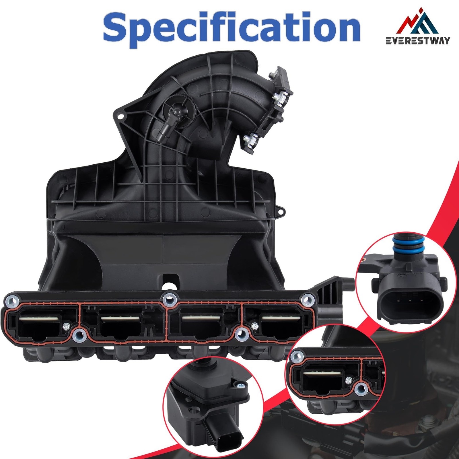 4884495AK Intake Manifold Compatible with 2007-2017 Jeep Patriot Compass/Dodg…