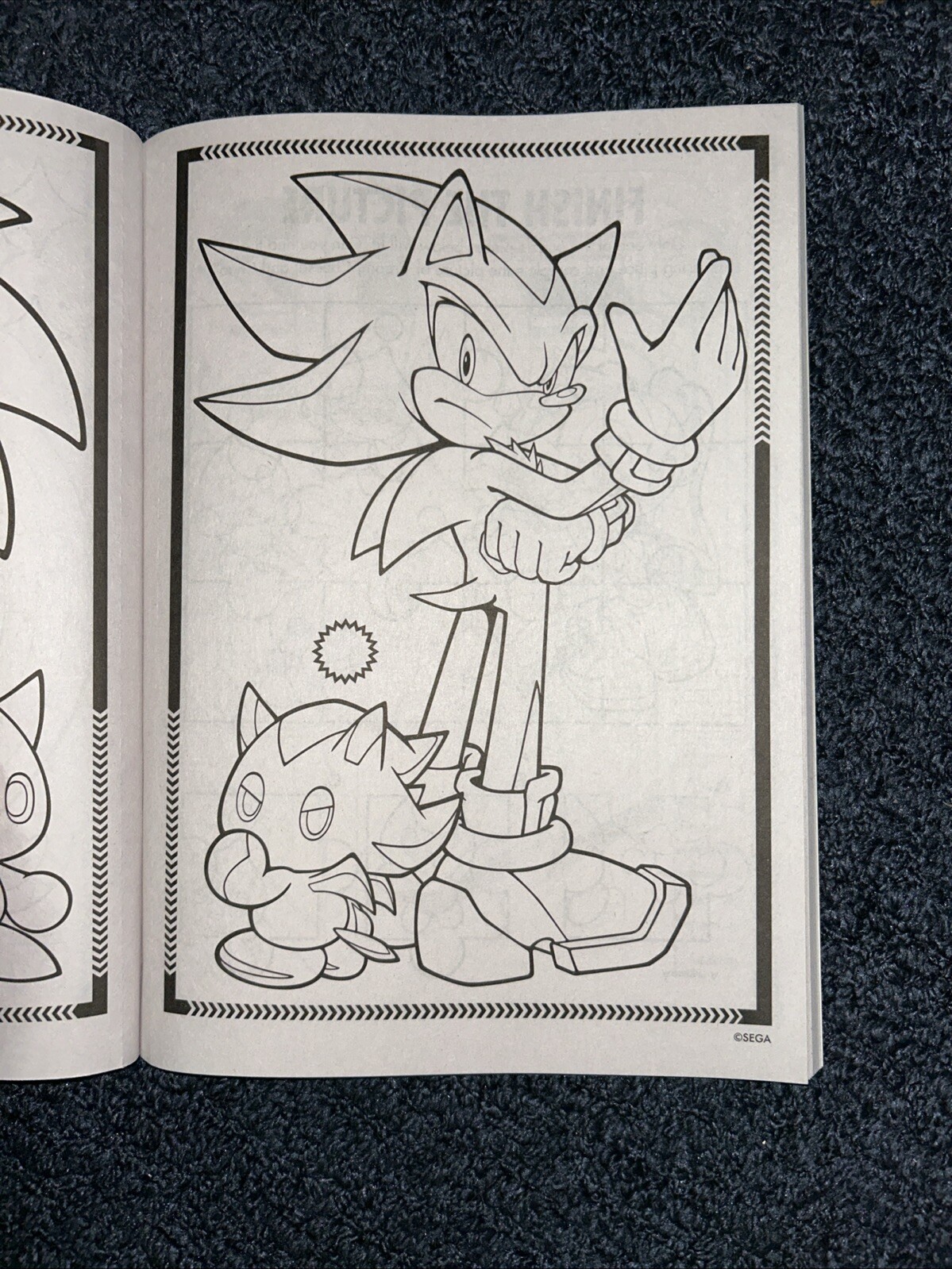 Sonic The Hedgehog Jumbo Coloring & Activity Book New Bendon Made In USA