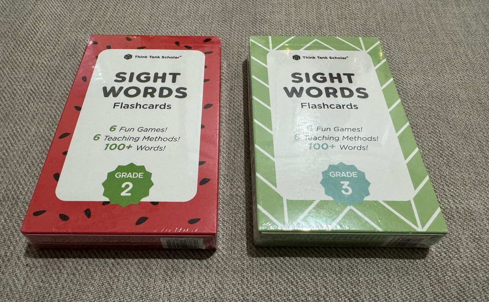 Think Tank Scholar 520 Sight Words FlashCards Set Grade PK-3 EUC