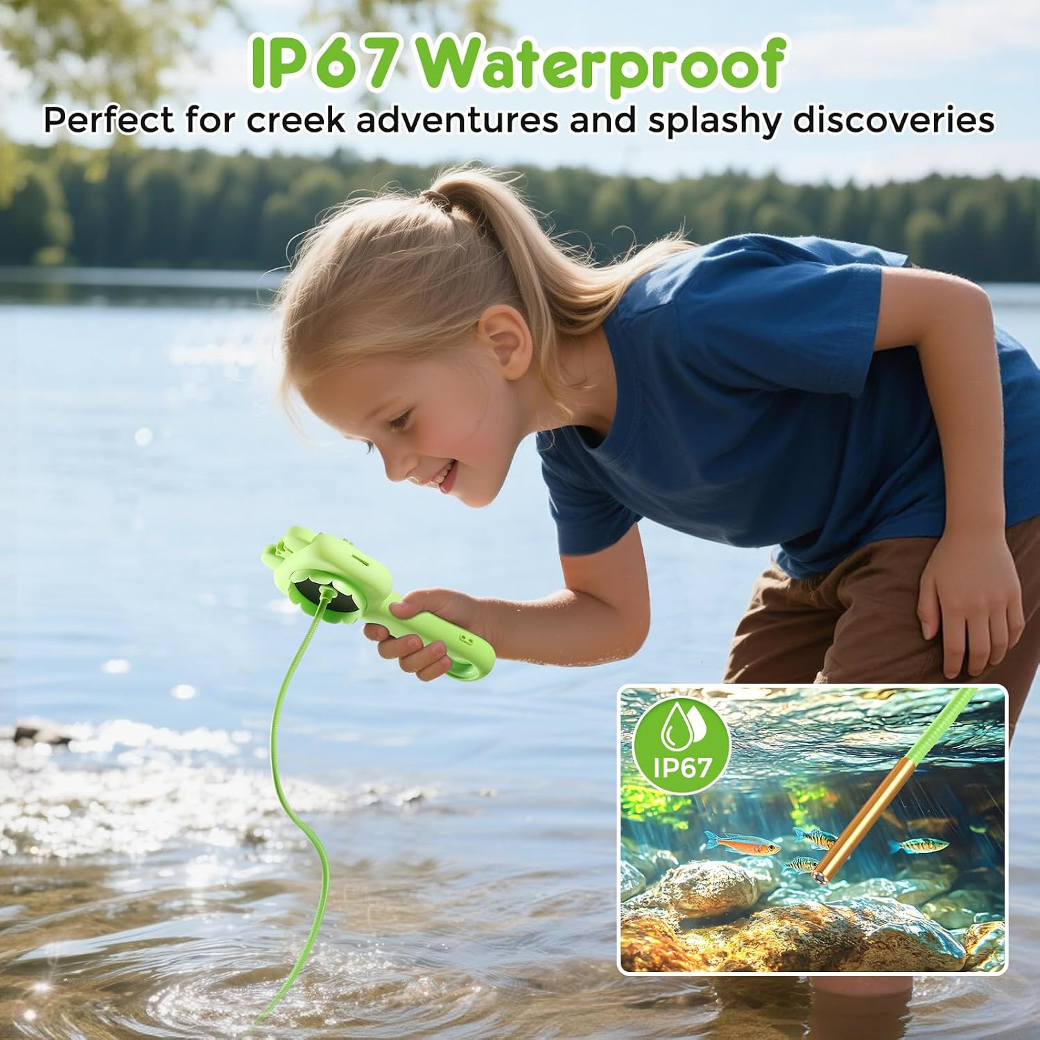 Toy Borescope Camera for Kids – STEM Science Educational Toy for 4 5 6 7 8 9 10