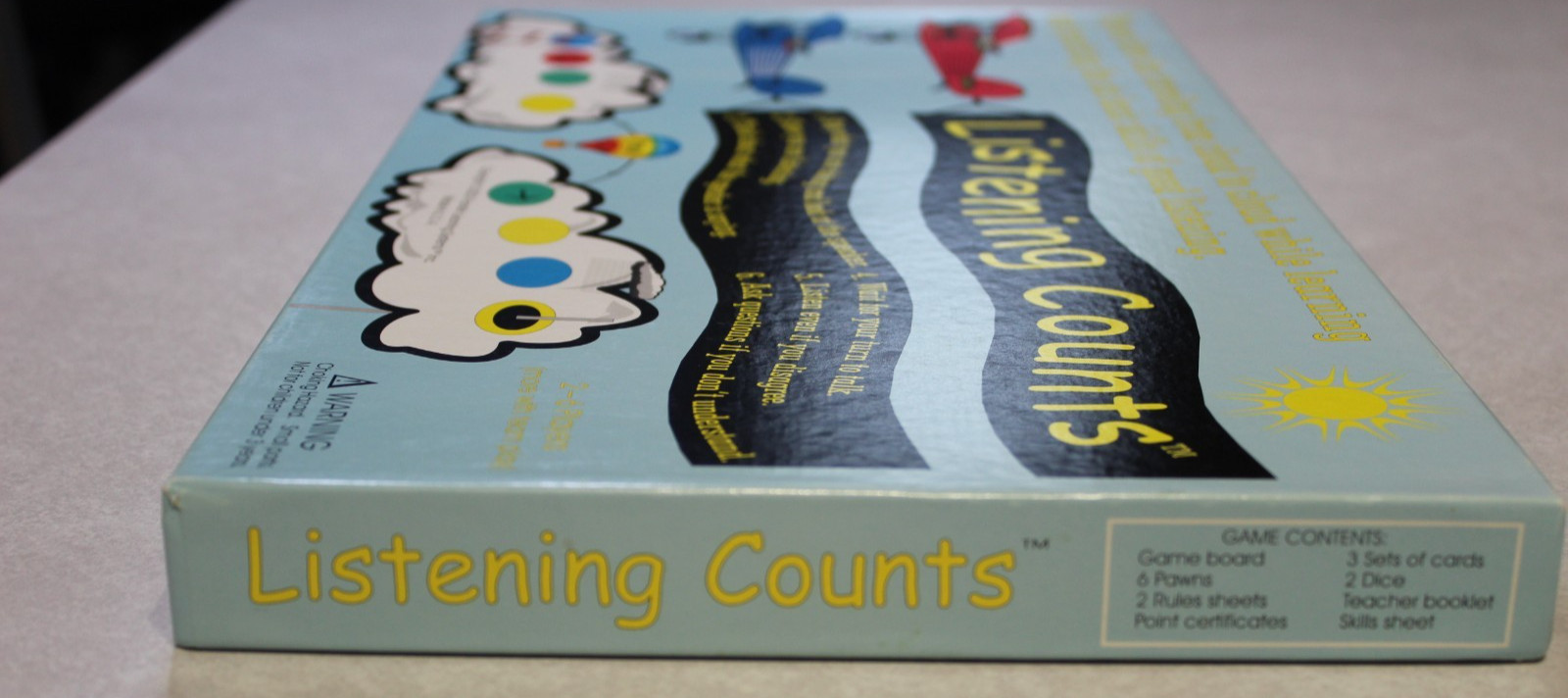 Homeschool Franklin Learning System Listening Counts 1-4 Interactive Board Game