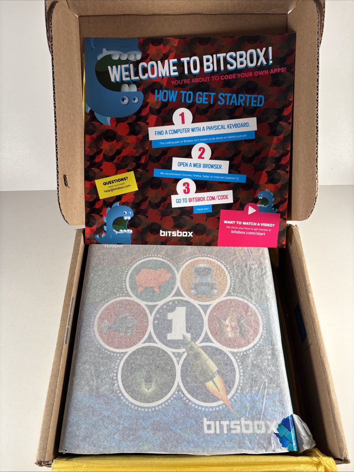 Bitsbox Kids Learn To Code Subscription Box NEW Animal House Edition Volume 1