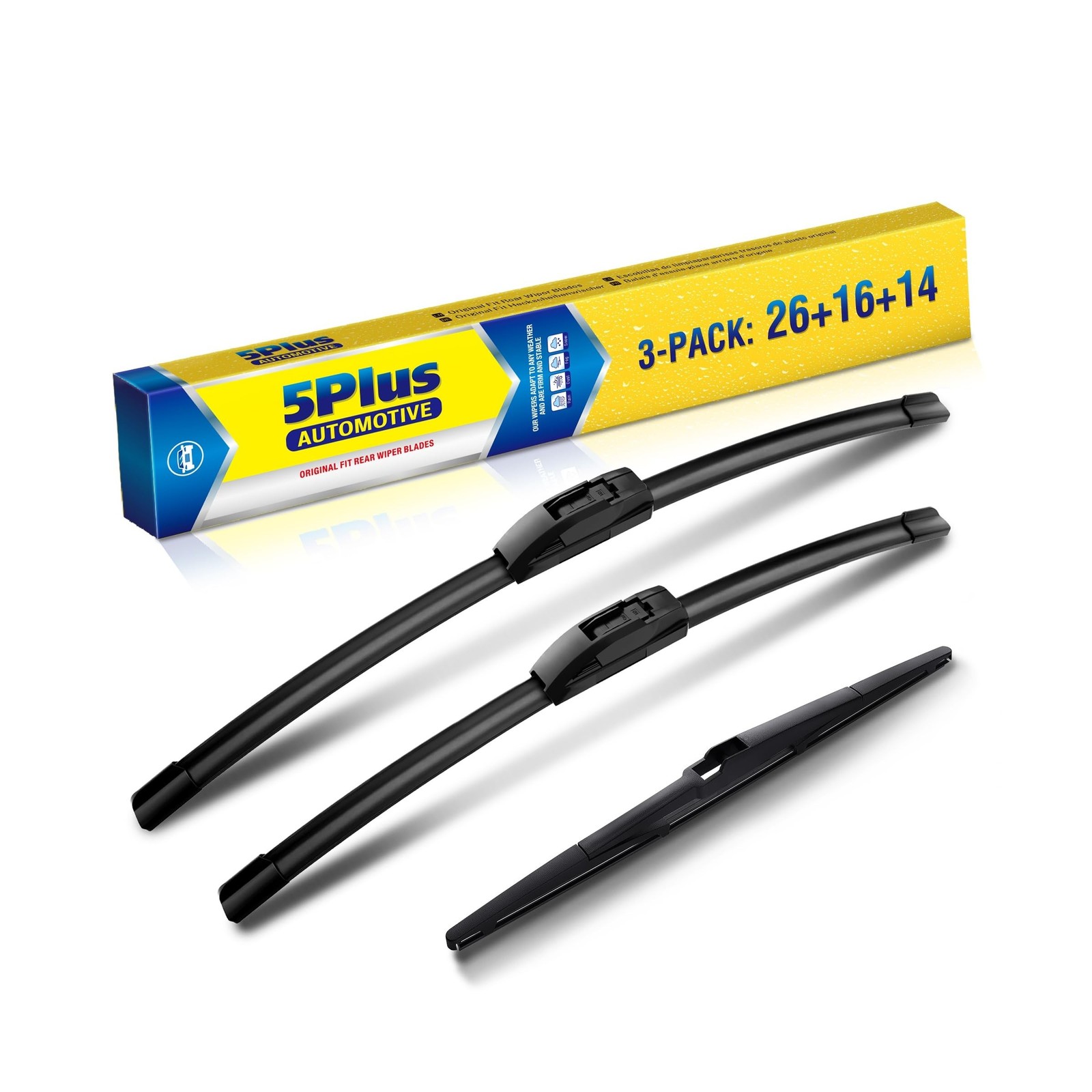 5 PLUS® 26″+16″+14″ Windshield Wipers Replacement for Toyota Venza 2024 202