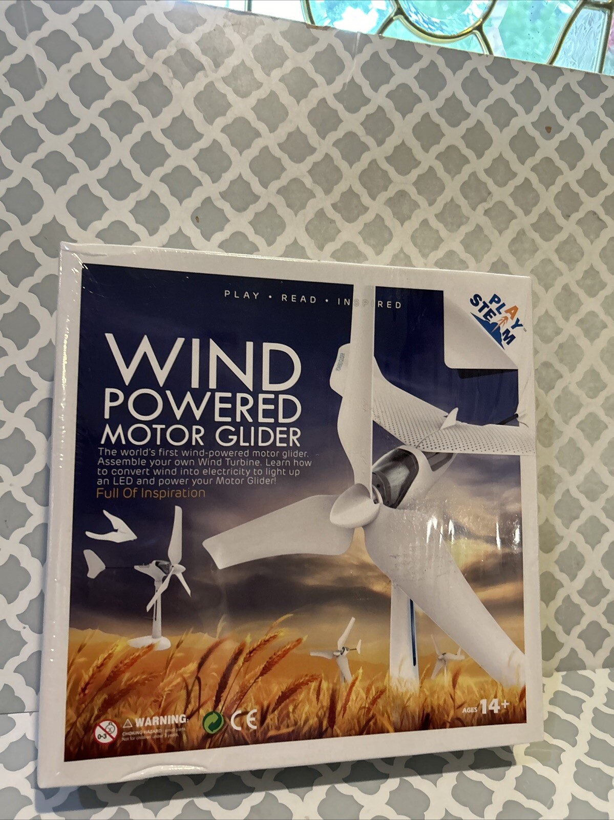 Wind Powered Motor Glider by Play Steam – NIB, Factory Sealed