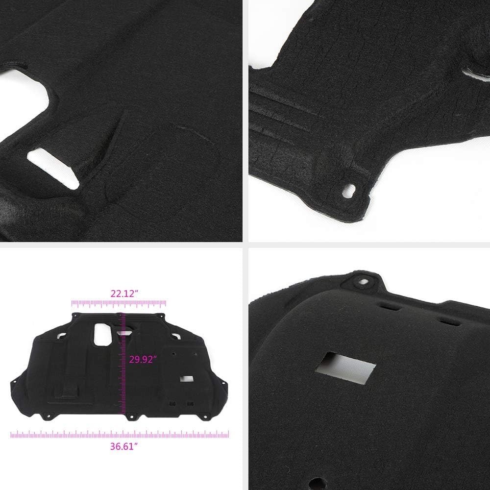 PIT66 Engine Splash Shield, Compatible with Ford C-Max 13-18/Fit Ford Focus