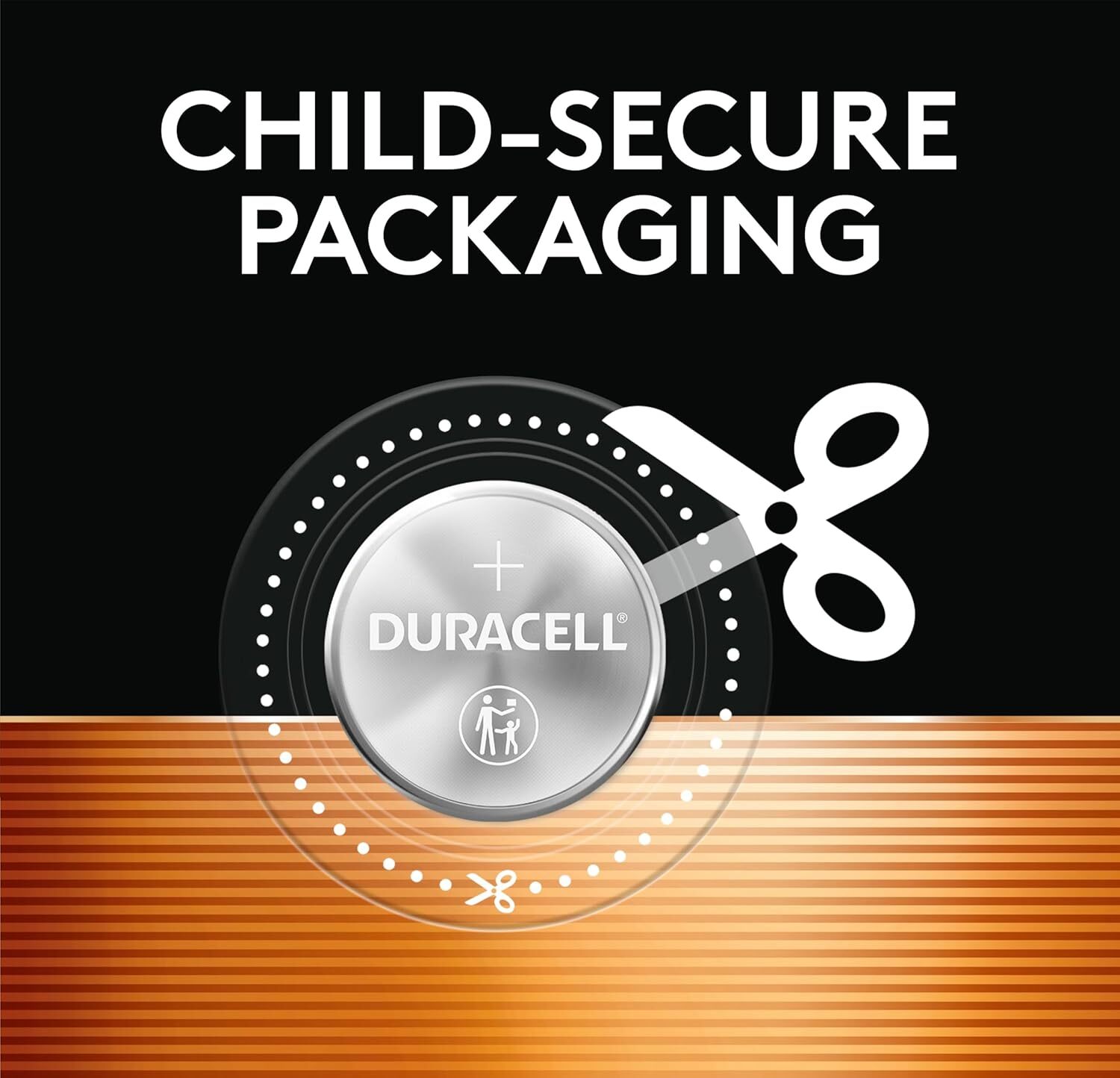 Duracell 2032 Lithium Battery. 4 Count Pack. Child Safety Features. Compatible