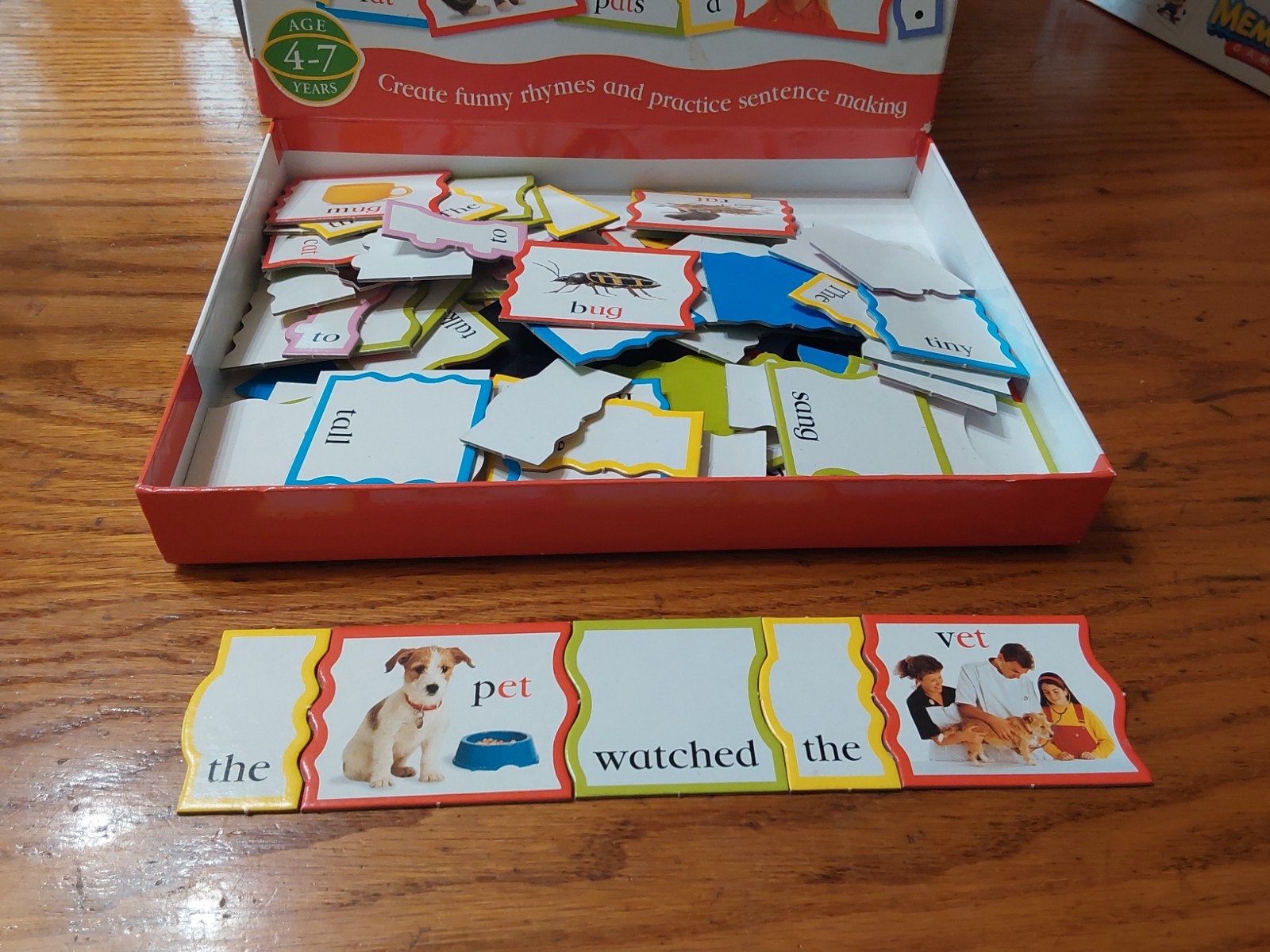 DK Games Silly Rhymes Educational Card Game Ages 4-7 Learning Complete