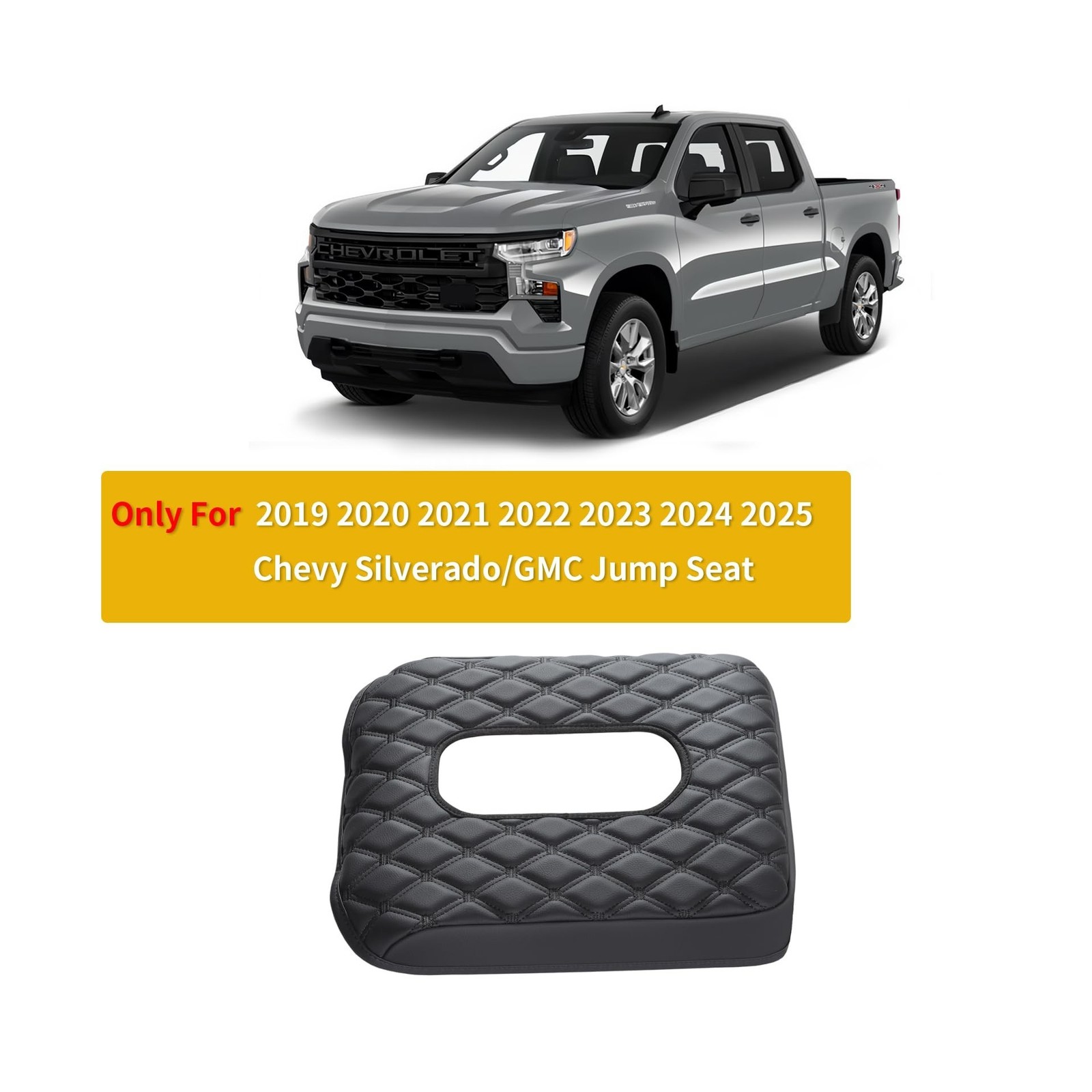 GIANT PANDA Custom Center Console Cover Fit 2019-2024 Chevy Silvera… Fast Ship