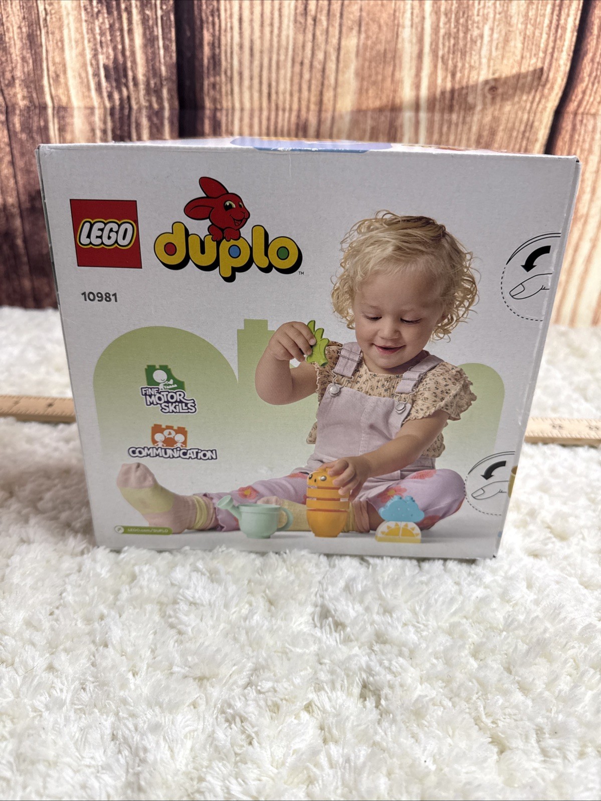 LEGO 10981 DUPLO My First Growing Carrot, Stacking Toys for Babies 1.5+ Spring