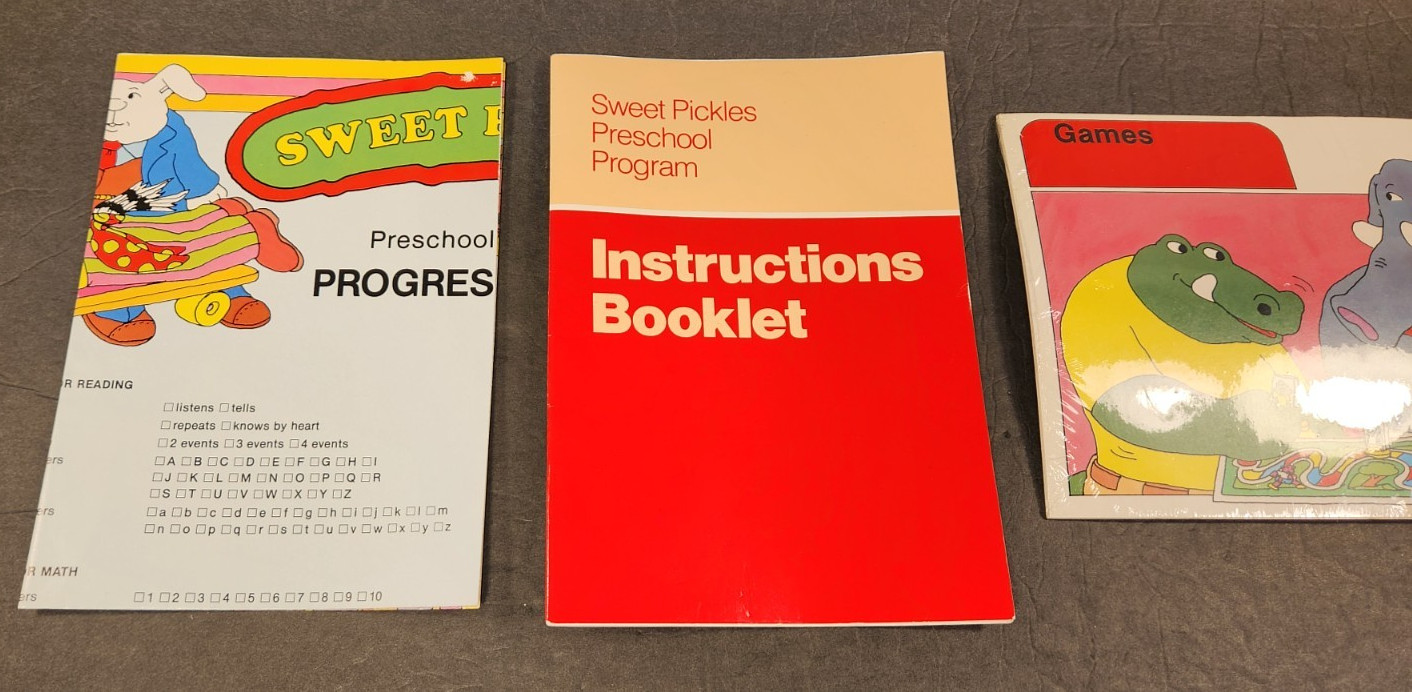 1983 Sweet Pickles Preschool Program Replacement Cards and New Pieces