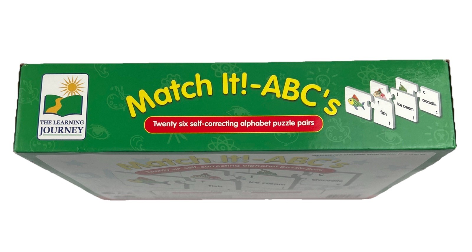 Match It! ABC’S Puzzles The Learning Journey Letter Word Recognition Preschool