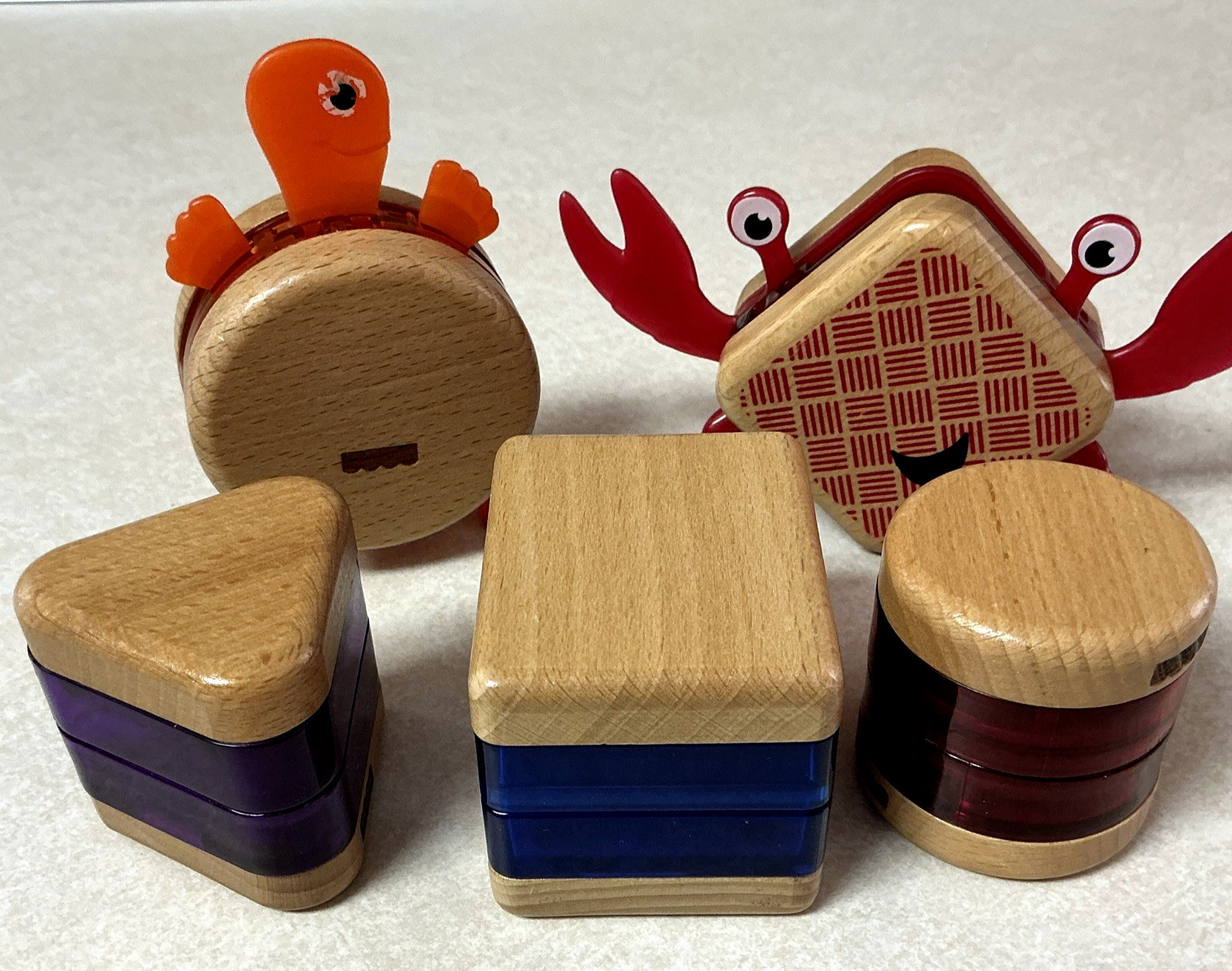 Fisher-Price Wooden Toys Sensory Blox Surprise Inside Shapes Set