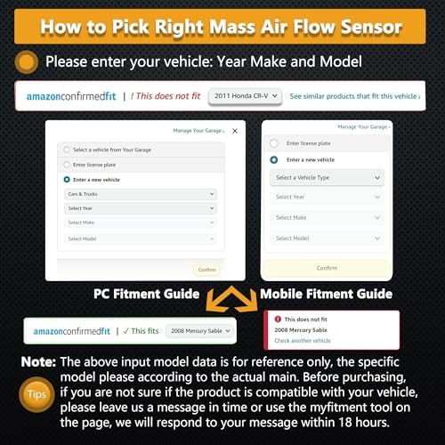 Mass Air Flow Sensor (Maf Meter) – Compatible with BMW 135i, 335i, 535i, & More;