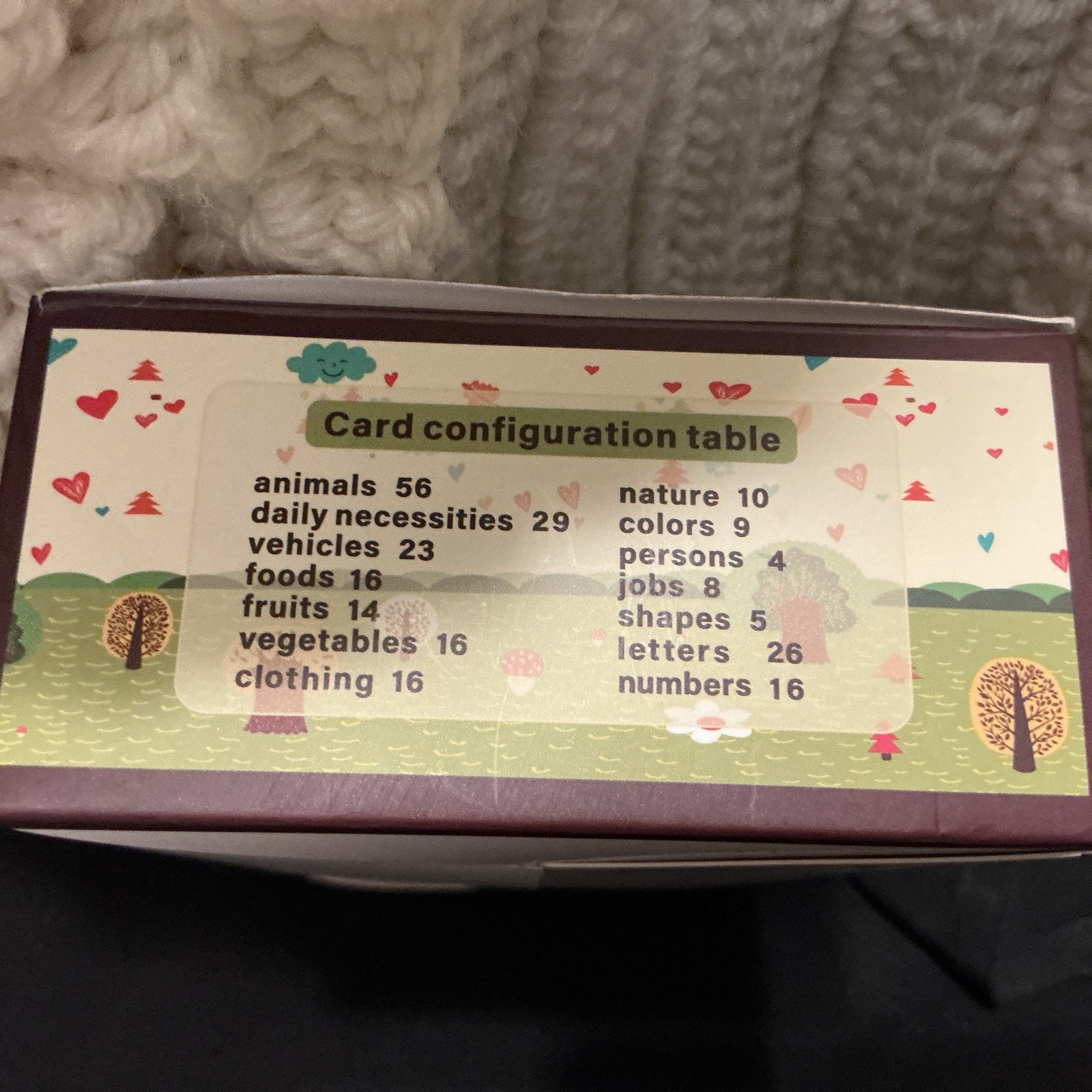 Card Early 12 Months Plus Educational Device With Cards
