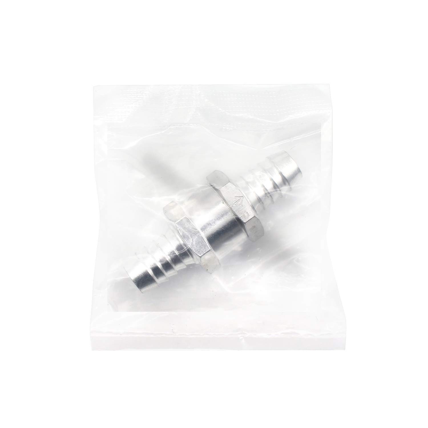 12mm 1/2 Inch Fuel Non-return Way Check Valve Oil Petrol Diesel Aluminium Alloy