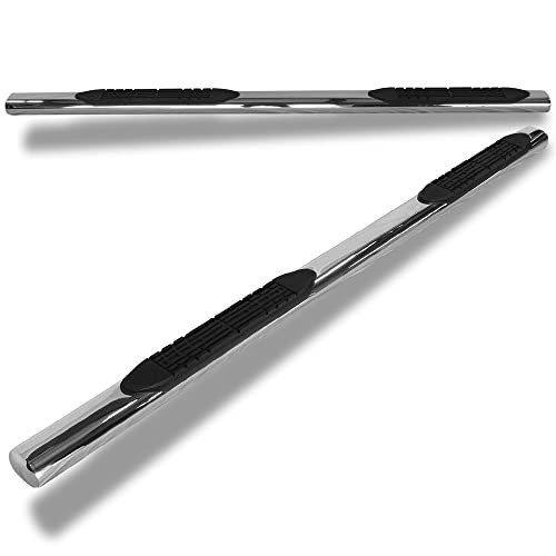 04-08 Ford F150 Super Cab 4″ Running Boards Pair Chrome Ext Cab 2-Full 2-Half