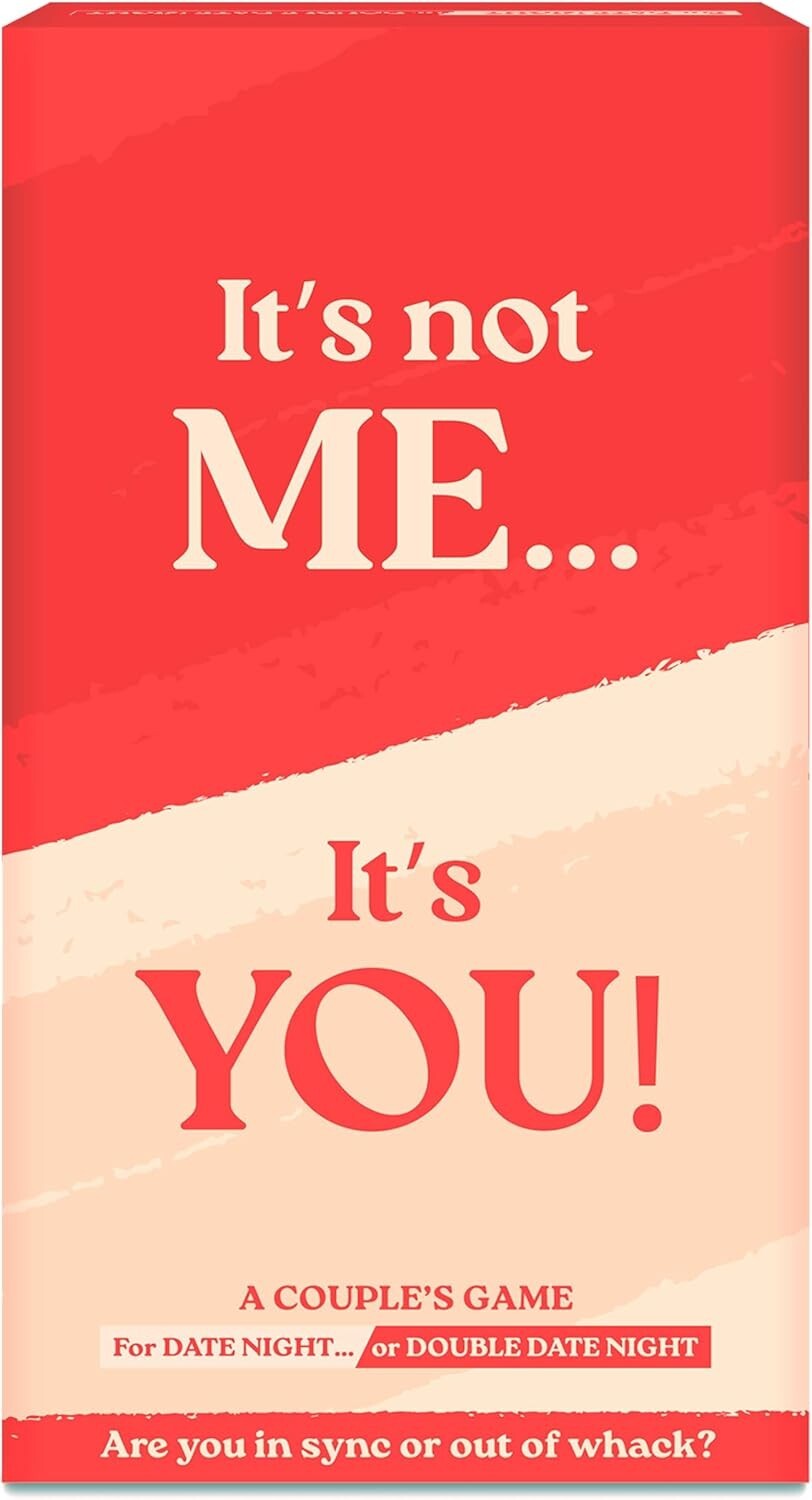 It’s Not Me… It’s YOU! Couples Game – Fun Date Night Card Game for 2 or 4 Player