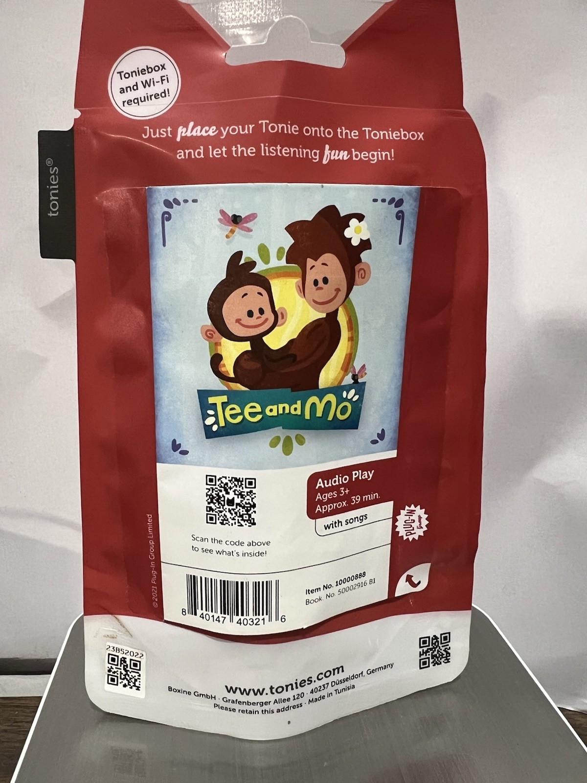 Tonies Tee And Mo Audio Character For The Toniebox (box Not Included) B56