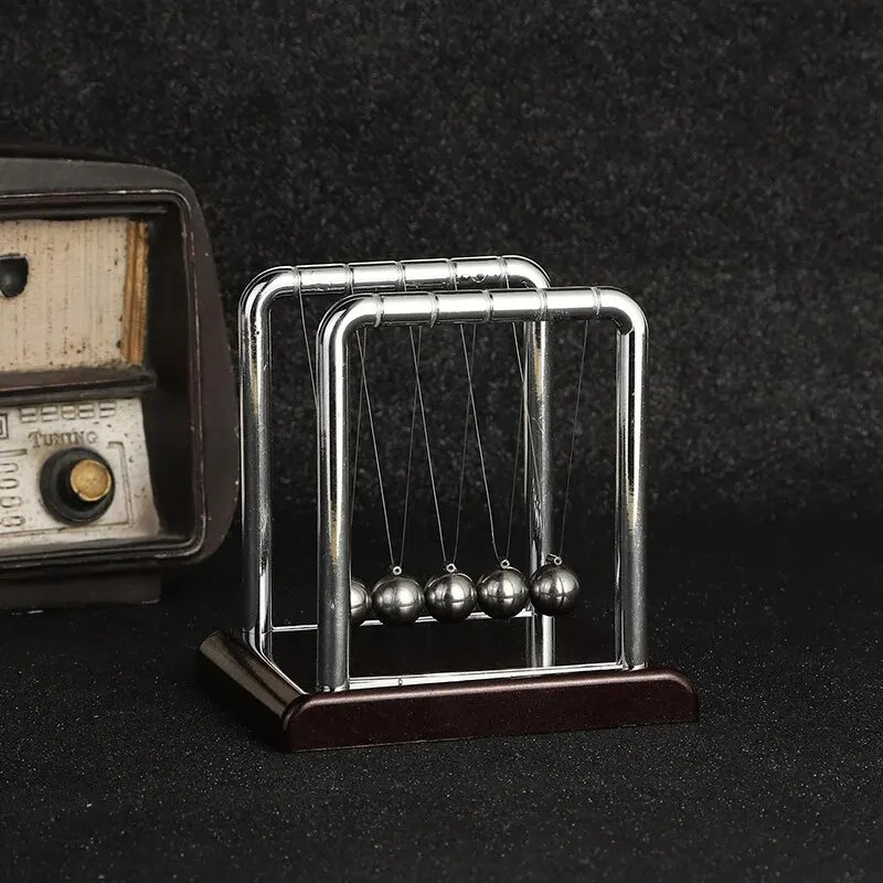 Newton’s Cradle Balance Steel Ball Teaching Supplies Physics Science Pendulum