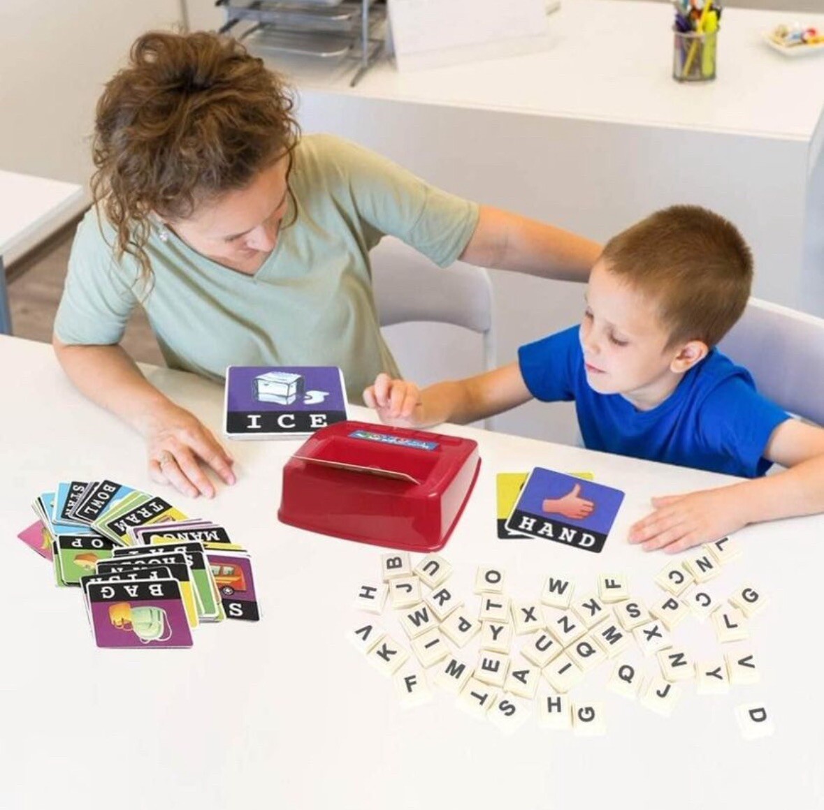 Learning Games for Kids Ages 3-8, Matching Letter Game for Kids Toys Ages 3-8 Ed