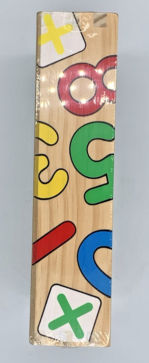 Melissa and Doug Wooden Magnetic Number Set 37 Pieces Numbers 0 to 20 Math Signs