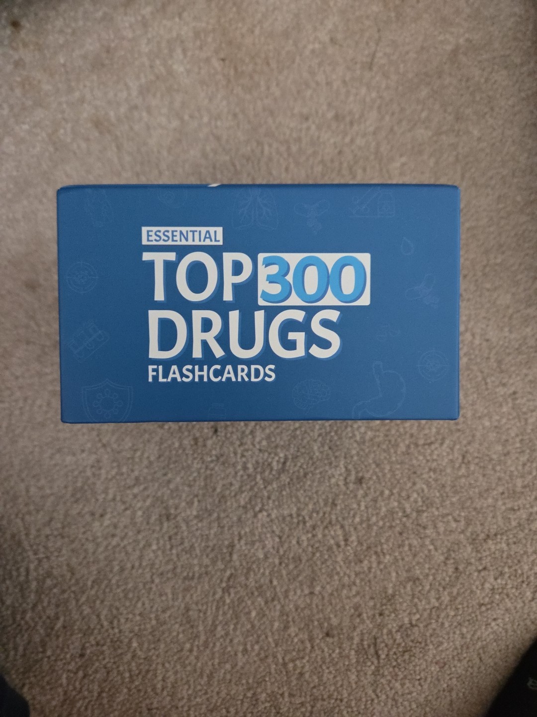 Top 300 Drugs Pharmacology Cards Portable Flashcards with Box Study & Review RN