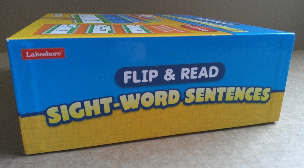 Lakeshore Flip & Read Sight-Word Sentences Set #HH706 Educational Reading Kit