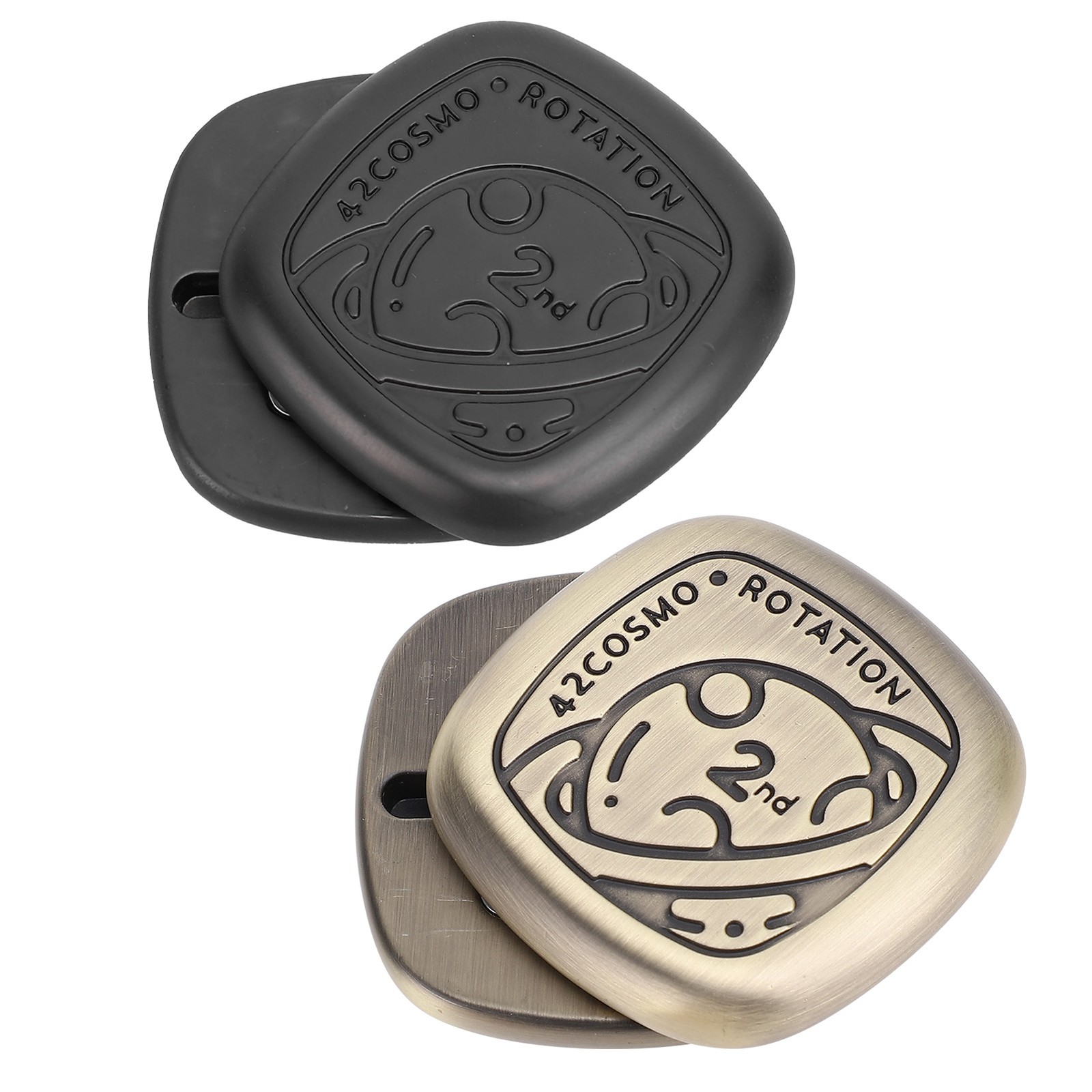 Fingertip Slider Four Way Rotating Push Card Metal Magnetic Fingertip Slider