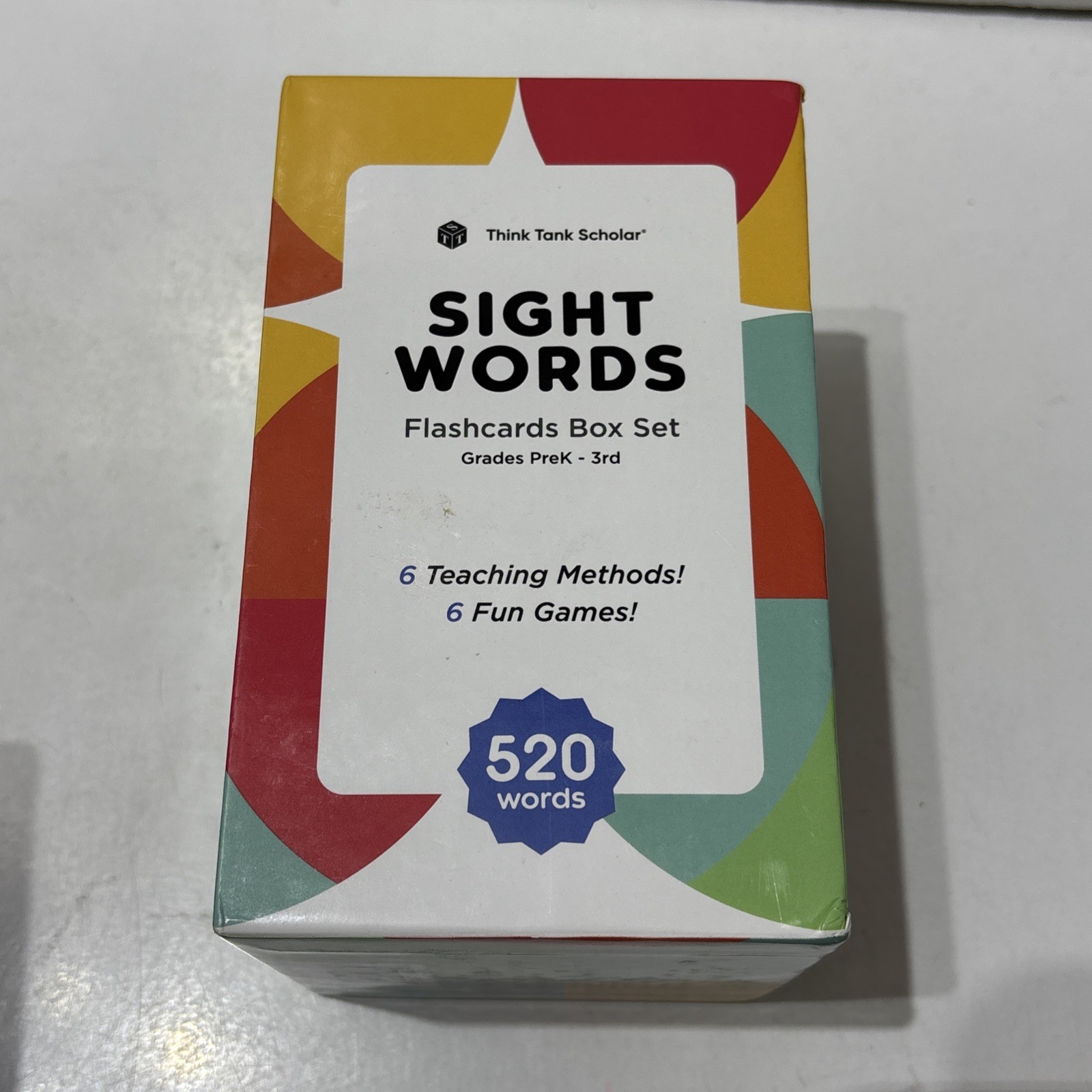 Think Tank Scholar Sight Words Flashcards Box Set Grades PreK-3 Complete 5 Pack