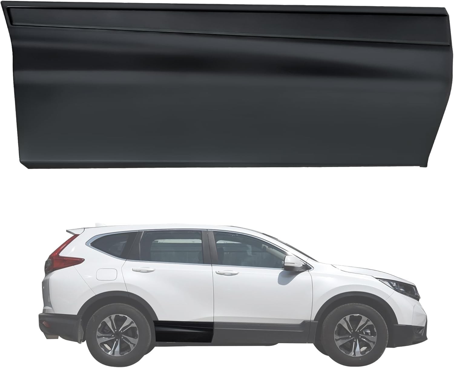 Rear Right Door Lower Molding Door Garnish Without Chrome Trim Fit for Honda