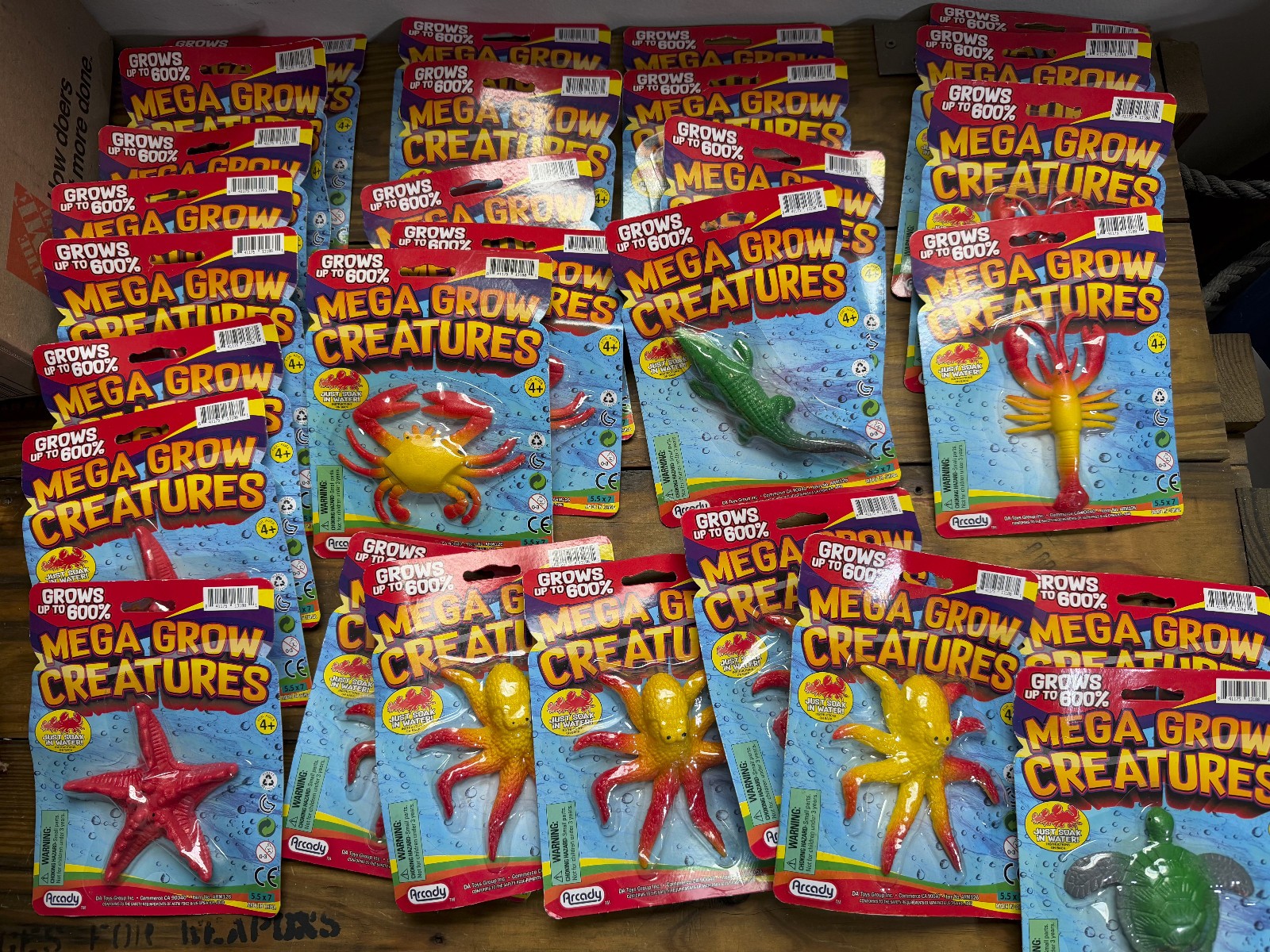 Lot of 28 Mega Grow Creature Toy – Grow in water