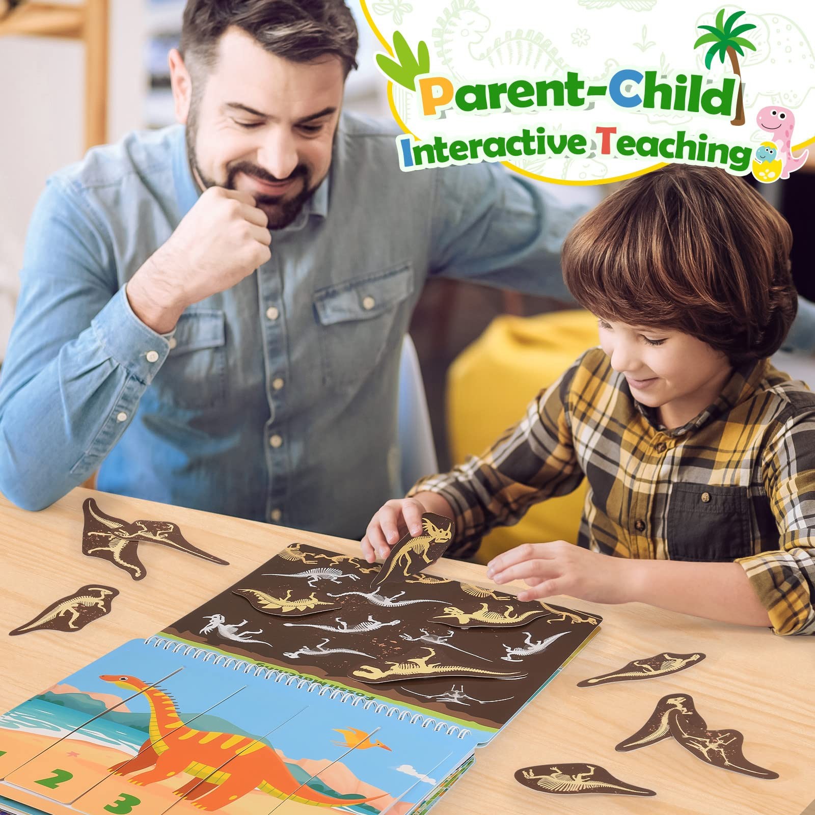 Dinosaur Toys for Kids 3-5, My Preschool Busy Book Montessori Toys for 3 4 5 …