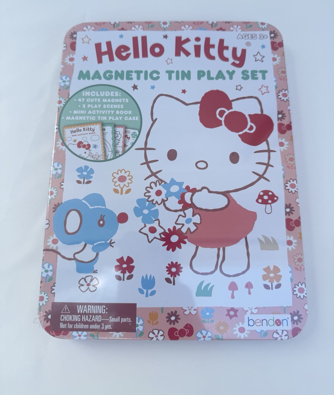 💖✨ NWT Hello Kitty Magnetic Tin Play Scene Kit – Travel Imaginative Play Set!