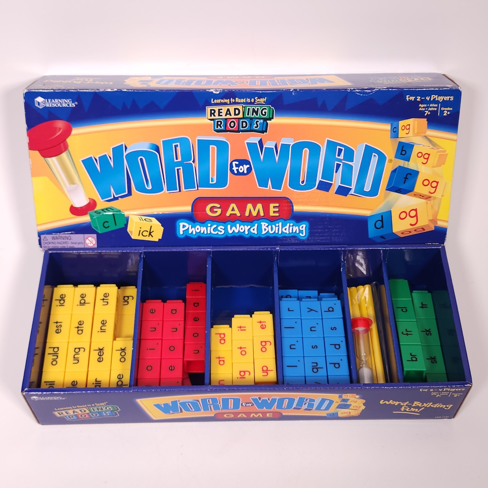 Learning Resources Reading Rods Word for Word Phonics Hands On Game Homeschool
