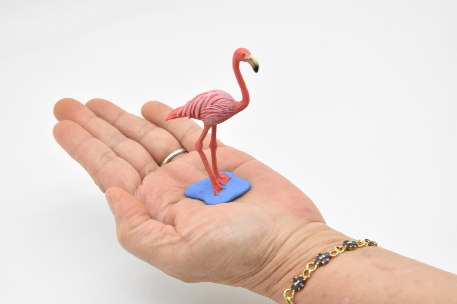 Flamingo, Museum Quality Toy Plastic Model, Hand Painted 3 1/2″ F1067 BB45