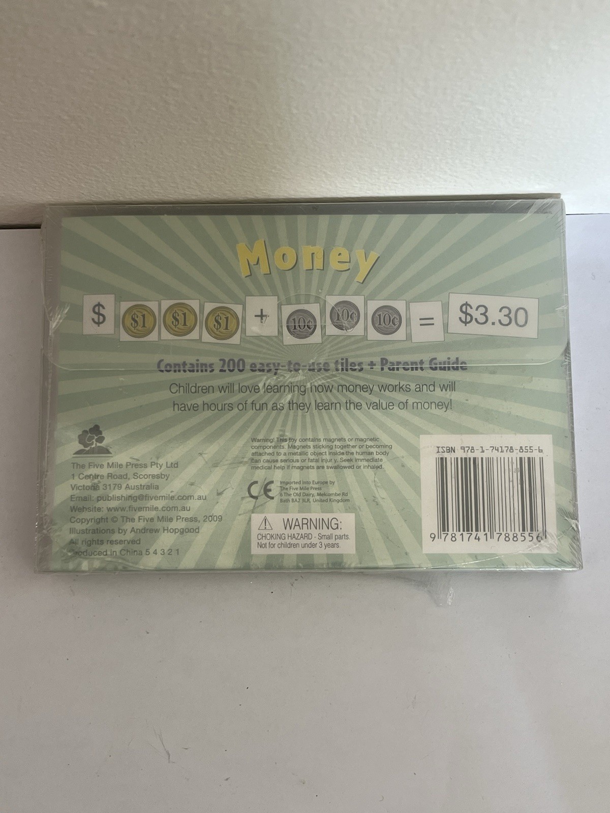 MAGNETIC Kit Wordplay TEACH Money Learning by Five Mile Press KIDS EDUCATIONAL