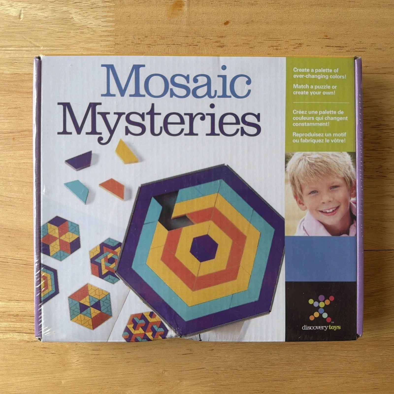 Discovery Toys Mosaic Mysteries Educational Pattern Puzzle Game Sealed #4182