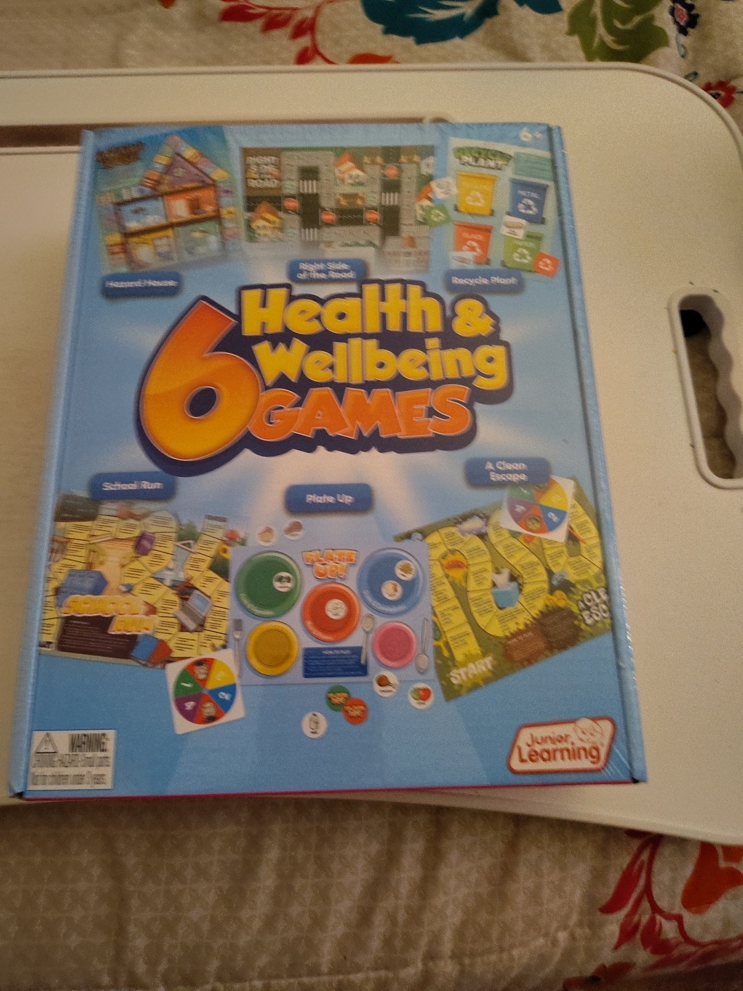 JUNIOR LEARNING 6 HEALTH & WELLNESS GAMES (JRL414) VERY GOOD CONDITION