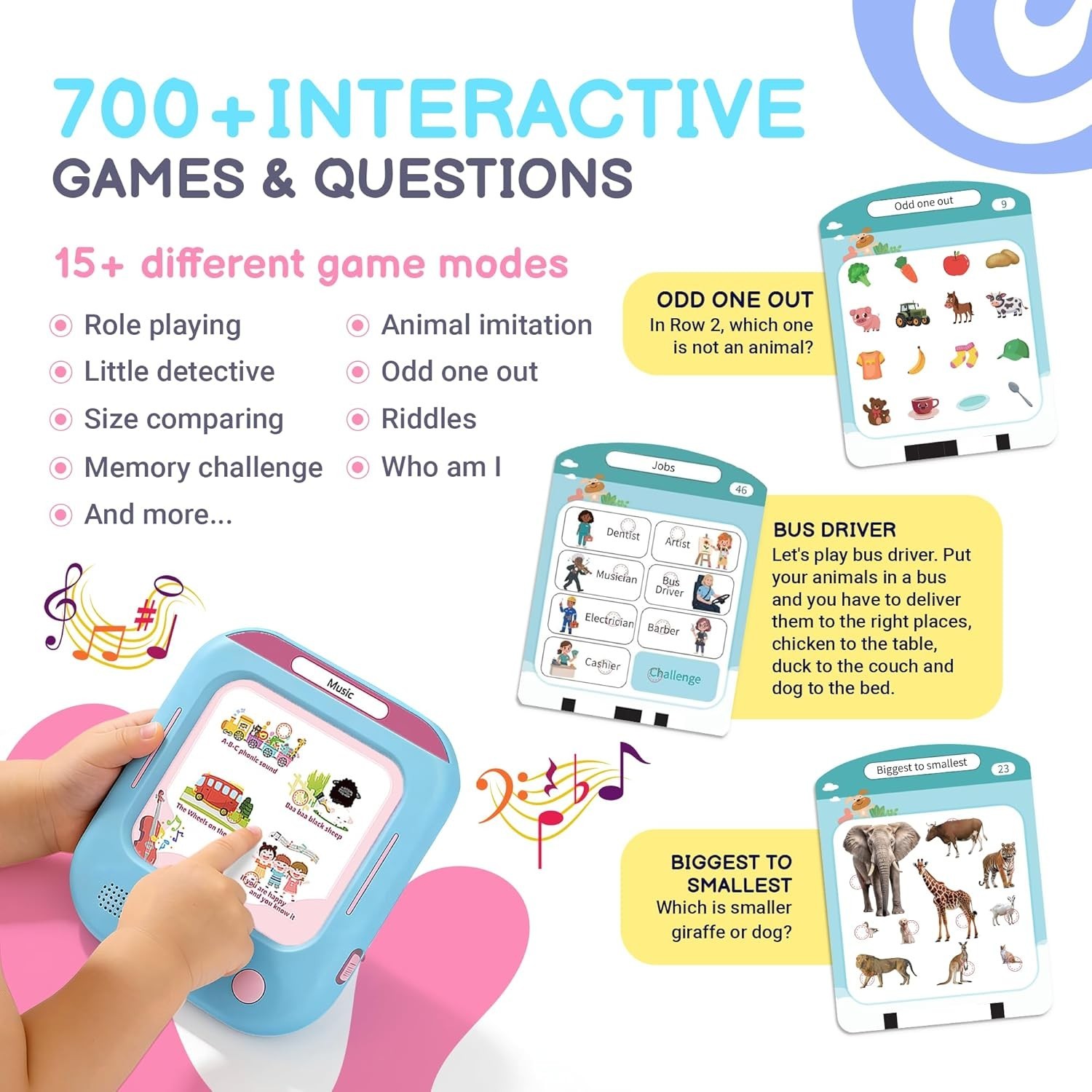 Talking Flash Cards, Phonics Flash Cards, Learn to Read with 166 Pages, 29+ T…