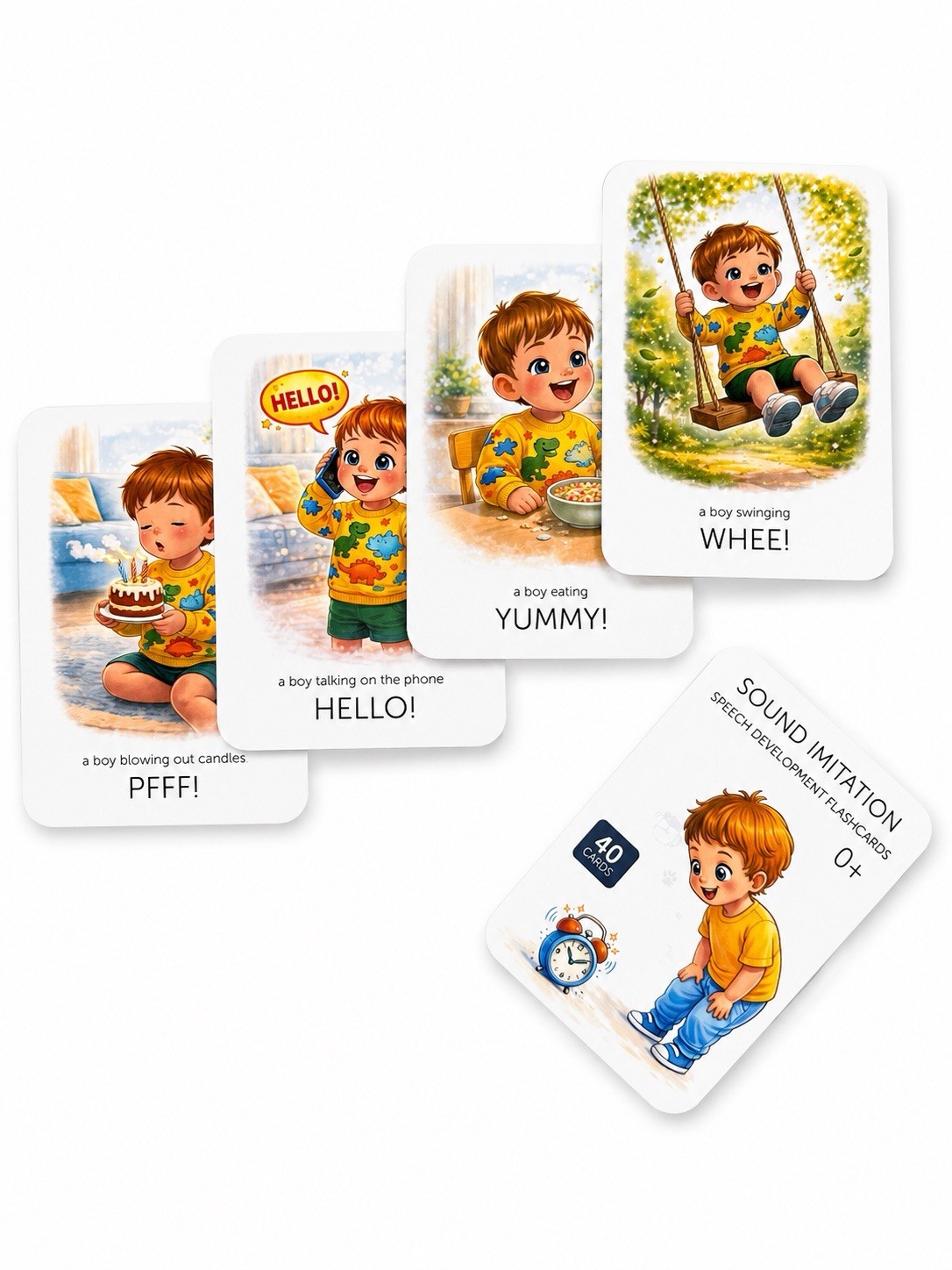 Small Explorer flash cards sound imitation 40 + fruits & vegetables 32 English