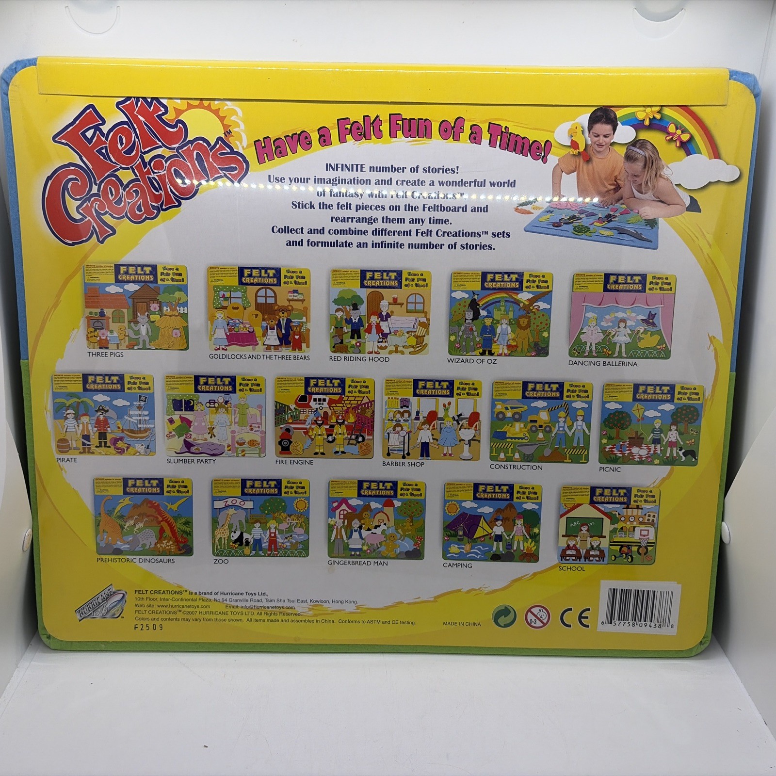 Felt Creations Gingerbread Man Story Board Hard to Find NEW/Unopened