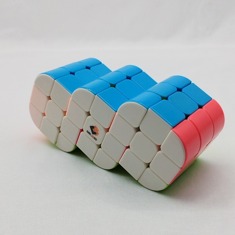 Magic Puzzle Twist Cube Limited Rotation Siamese Brain Teasers Toys Fast Speed