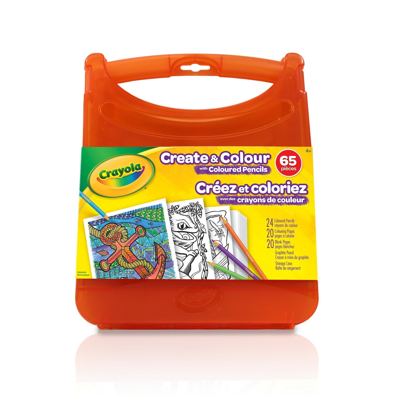 Crayola Create & Colour Coloured Pencils Kit, Holiday Kids, Age 4, 5, 6, 7, 8, 9