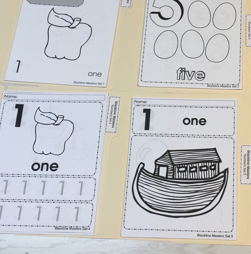 Learning Resource – Preschool WORKSHEETS 300+ pgs Letters & Numbers Sets