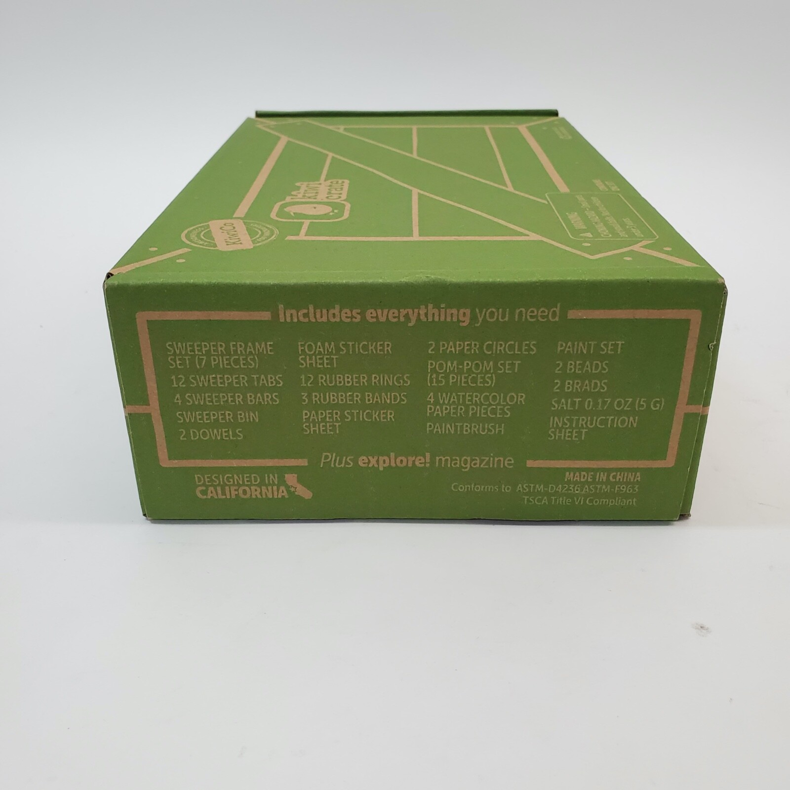NIB KiwiCo kiwi crate Mechanical Sweeper – Engineering for Kids 5+